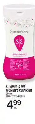 Metro SUMMER'S EVE WOMEN'S CLEANSER offer
