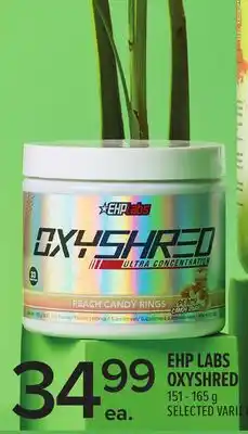 Metro EHP LABS OXYSHRED offer