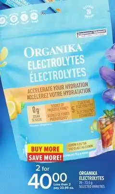 Metro ORGANIKA ELECTROLYTES offer