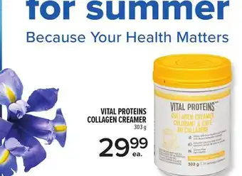 Metro VITAL PROTEINS COLLAGEN CREAMER offer