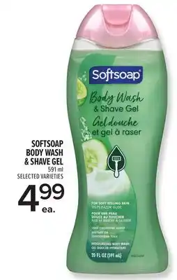 Metro SOFTSOAP BODY WASH & SHAVE GEL offer