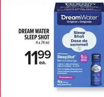 Metro DREAM WATER SLEEP SHOT offer