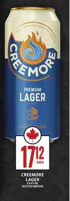 Food Basics CREEMORE LAGER offer