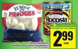 Food Basics JJ WILK PIEROGIES, NOWKA OR GLORIA SAUERKRAUT offer