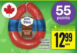 Food Basics PILLER'S POLISH SAUSAGE offer