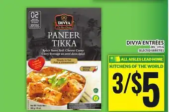 Food Basics DIVYA ENTRÉES offer
