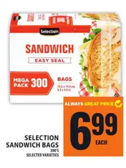 Food Basics SELECTION SANDWICH BAGS offer
