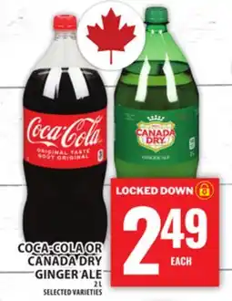 Food Basics COCA-COLA OR CANADA DRY GINGER ALE offer