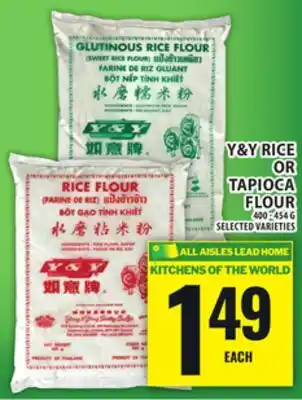 Food Basics Y&Y RICE OR TAPIOCA FLOUR offer