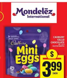 Food Basics CADBURY CELLO CHOCOLATE offer