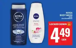 Food Basics NIVEA BODY WASH offer