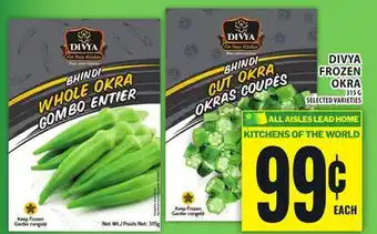 Food Basics DIVYA FROZEN OKRA offer