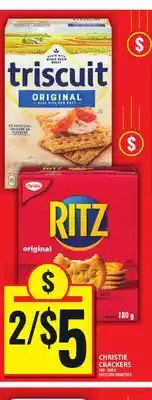 Food Basics CHRISTIE CRACKERS offer