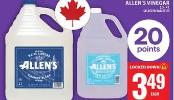 Food Basics ALLEN'S VINEGAR offer