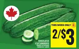 Food Basics SEEDLESS CUCUMBERS offer