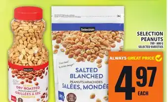 Food Basics SELECTION PEANUTS offer