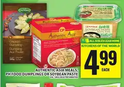 Food Basics AUTHENTIC ASIA MEALS, PH FOOD DUMPLINGS OR SOYBEAN PASTE offer