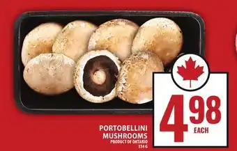Food Basics PORTOBELLINI MUSHROOMS offer