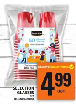 Food Basics SELECTION GLASSES offer