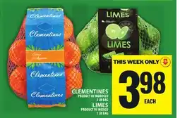 Food Basics CLEMENTINES OR LIMES offer