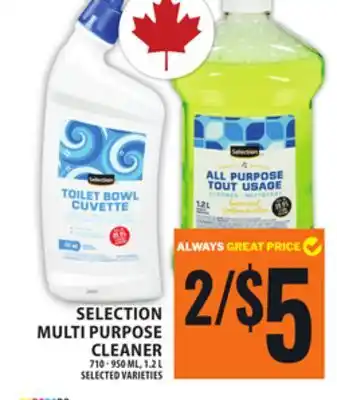 Food Basics SELECTION MULTI PURPOSE CLEANER offer