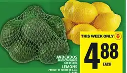 Food Basics AVOCADOS OR LEMONS offer