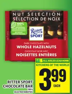Food Basics RITTER SPORT CHOCOLATE BAR offer