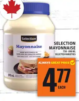 Food Basics SELECTION MAYONNAISE offer