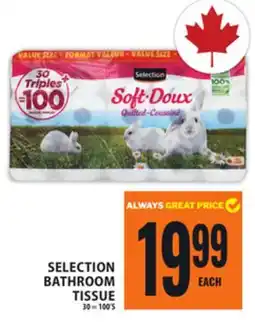 Food Basics SELECTION BATHROOM TISSUE offer