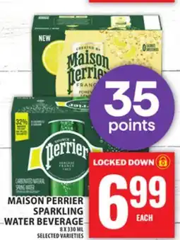 Food Basics MAISON PERRIER SPARKLING WATER BEVERAGE offer