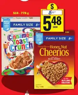 Food Basics GENERAL MILLS CEREAL offer