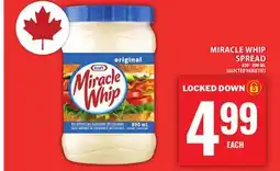 Food Basics MIRACLE WHIP SPREAD offer