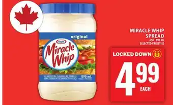 Food Basics MIRACLE WHIP SPREAD offer