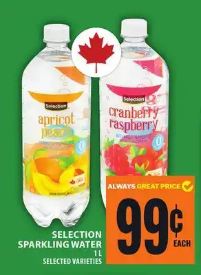Food Basics SELECTION SPARKLING WATER offer