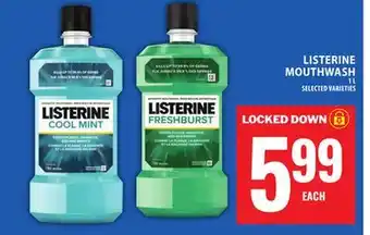 Food Basics LISTERINE MOUTHWASH offer