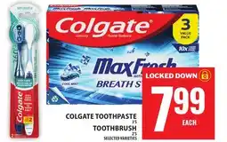 Food Basics COLGATE TOOTHPASTE TOOTHBRUSH offer