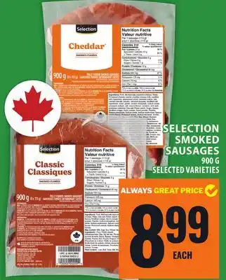 Food Basics SELECTION SMOKED SAUSAGES offer