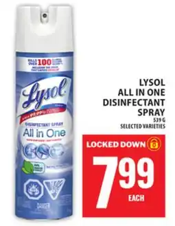 Food Basics LYSOL ALL IN ONE DISINFECTANT SPRAY offer