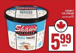 Food Basics SHAW'S ICE CREAM offer