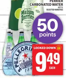 Food Basics PERRIER CARBONATED WATER offer