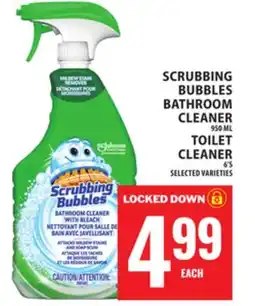 Food Basics SCRUBBING BUBBLES BATHROOM CLEANER OR TOILET CLEANER offer