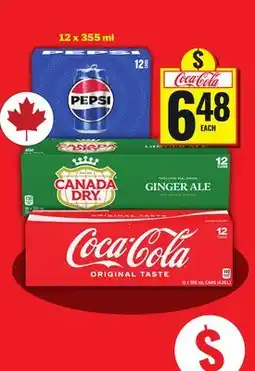 Food Basics PEPSI, CANADA DRY, COCA-COLA offer