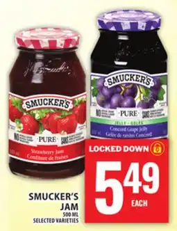 Food Basics SMUCKER'S JAM offer