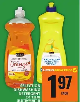 Food Basics SELECTION DISHWASHING DETERGENT offer