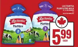 Food Basics LACTANTIA PURFILTRE MILK offer