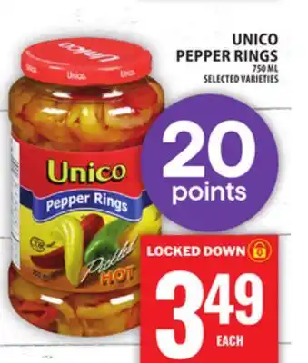 Food Basics UNICO PEPPER RINGS offer