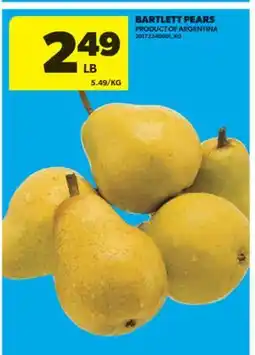Real Canadian Superstore BARTLETT PEARS offer