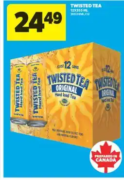 Real Canadian Superstore TWISTED TEA, 12X355 ML offer