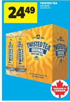 Real Canadian Superstore TWISTED TEA, 12X355 ML offer