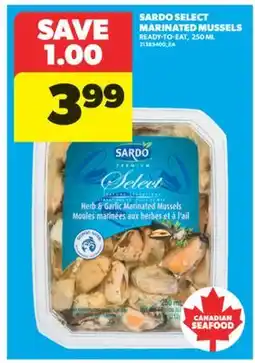 Real Canadian Superstore SARDO SELECT MARINATED MUSSELS, 250 ML offer